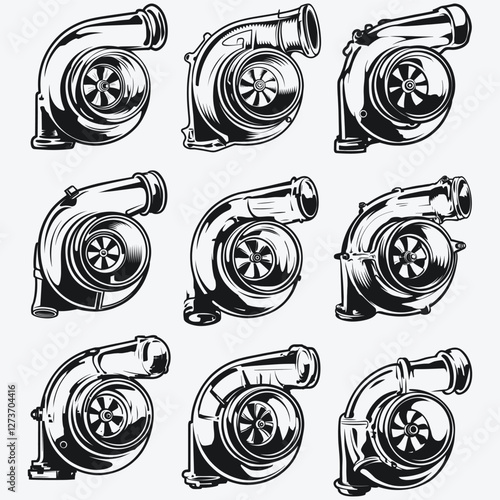 turbo svg for cricut turbo png turbocharger svg turbo clipart vector