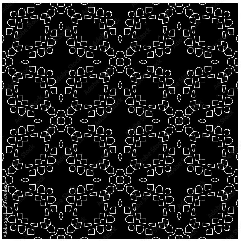 Abstract texture for fabric print, card, table cloth, furniture, banner, cover, invitation, decoration, wrapping. Seamless repeating pattern. Black and white color. Carpet pattern texture. Abstract texture for fabric print, card, table cloth, furniture, banner, cover, invitation, decoration, wrapping. Seamless repeating pattern. Black and white color. Carpet pattern texture.