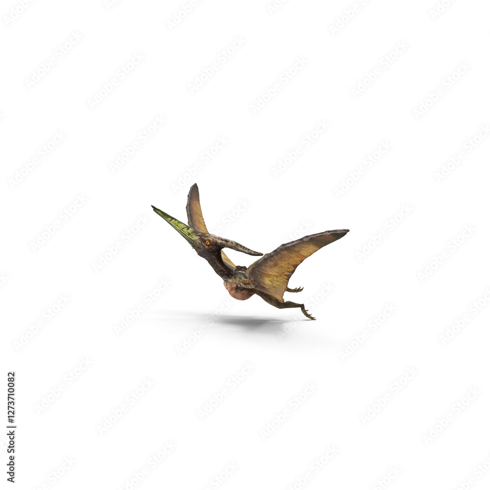 Fototapeta premium Pteranodon hand drawn illustration artwork