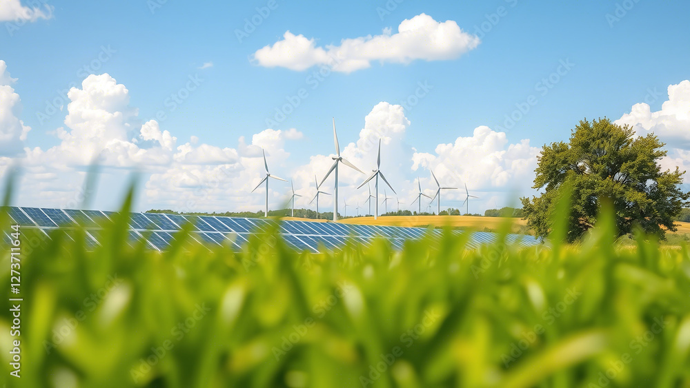 Solar Panels and Wind Turbines: Harnessing Renewable Energy