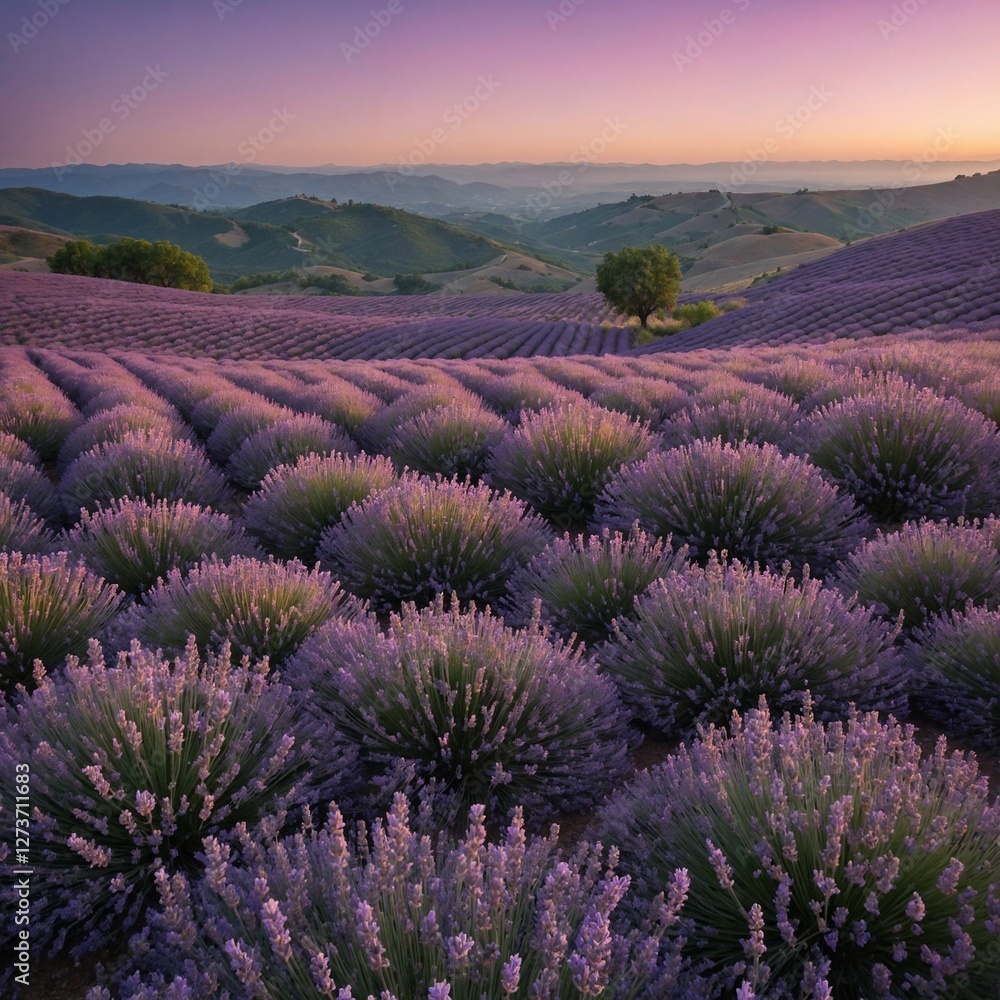 Fototapeta premium lavender field provence france