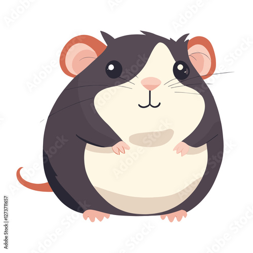 Hamsters animal rodent illustration vector