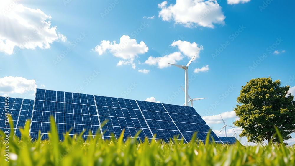 Solar Panels and Wind Turbines: Harnessing Renewable Energy