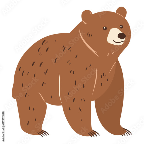 Bears illustration wildlife animal vector