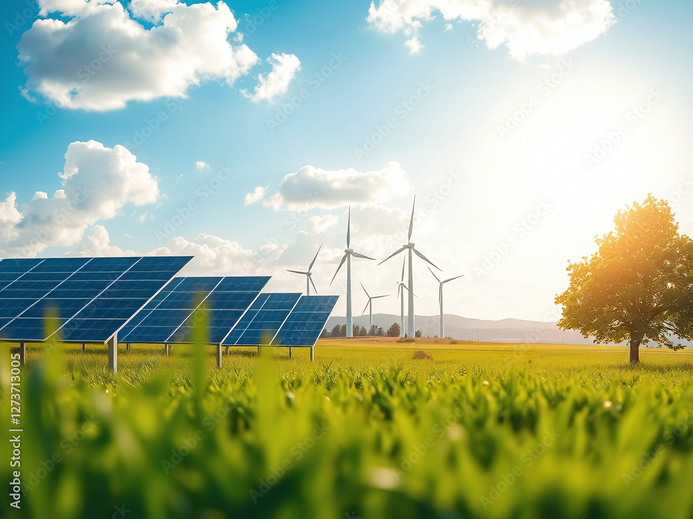 Solar Panels and Wind Turbines: Harnessing Renewable Energy