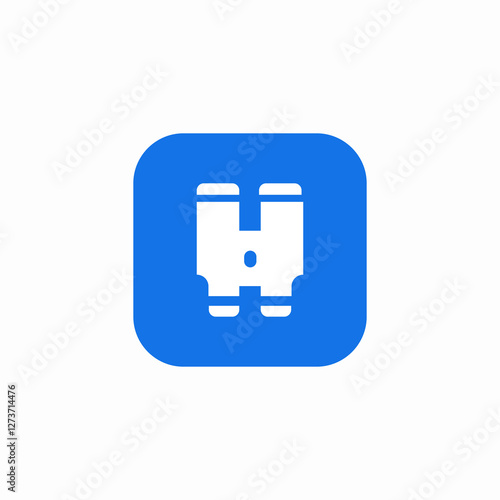 binoculars view icon sign vector