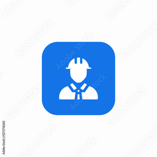 construction leader icon sign vector