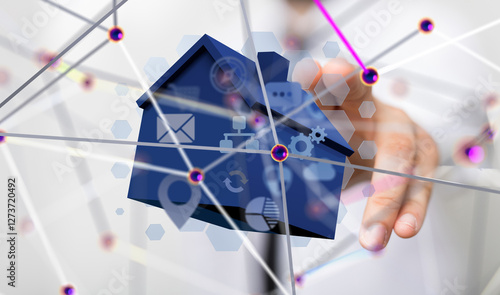 home data. Digital cyberspa...