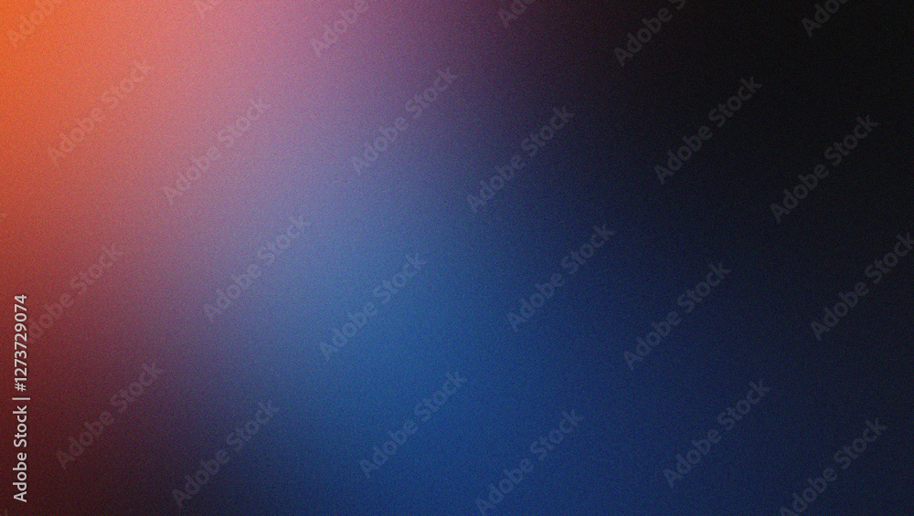 Obraz premium Vibrant Red to Blue Gradient Background with Grainy Texture