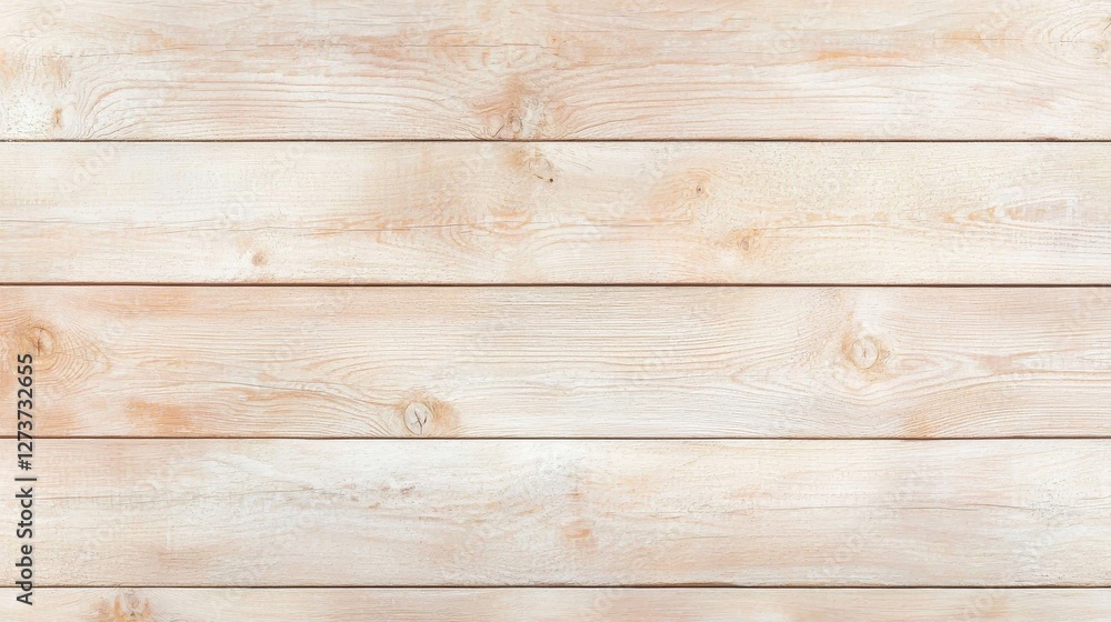 Fototapeta premium A light and bright wooden texture with an old, brown, rustic appearance serves as the background