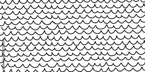Abstract fish scale brush background.