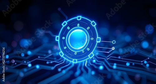 electronic circuit board with processor