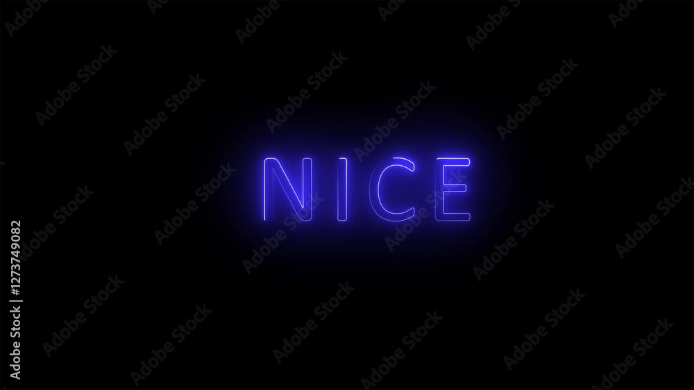 neon nice text with shiny light optical flares animation on black backgrounneon text NICE animation with red color. Nice neon sign animation. Glowing neon lines nice text animation on black background neon nice text with shiny light optical flares animation on black backgrounneon text NICE animation with red color. Nice neon sign animation. Glowing neon lines nice text animation on black background