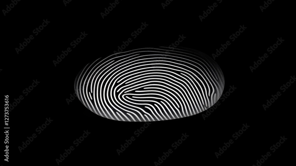 A striking black and white fingerprint image with intricate patterns and lines, emphasizing individuality and uniqueness against a dark background. A striking black and white fingerprint image with intricate patterns and lines, emphasizing individuality and uniqueness against a dark background.