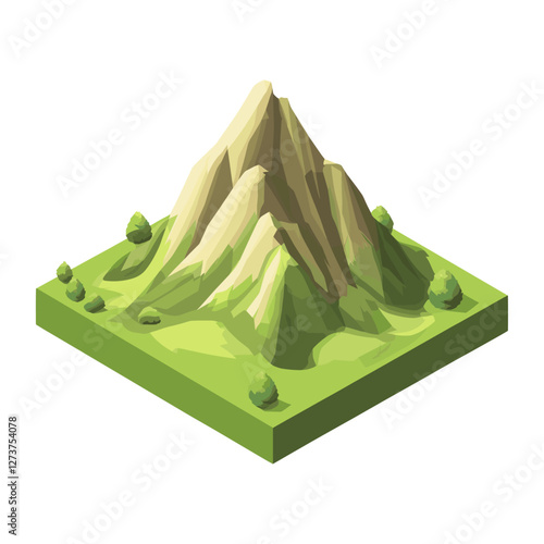 Mountain illustration nature art vector