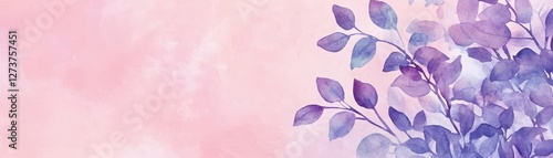 Soft watercolorstyle Japanese floral pattern in pale pink and sage green, dreamy and artistic aesthetic