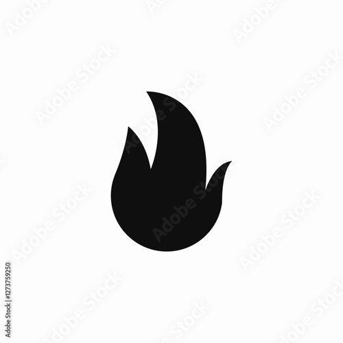burn flame fire icon sign vector