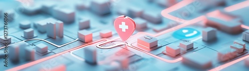 Wallpaper Mural Digital health services map for tourists Torontodigital.ca