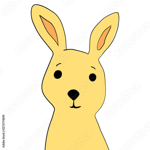 Kangaroo illustration cartoon drawing vector