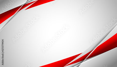 Red white modern abstract background design