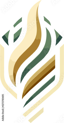Windproof Icon with Flame Symbol