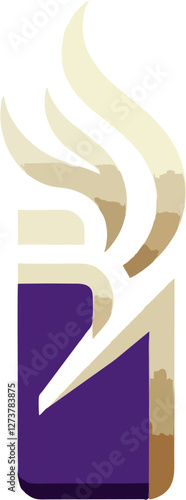 Windproof Icon with Flame Symbol