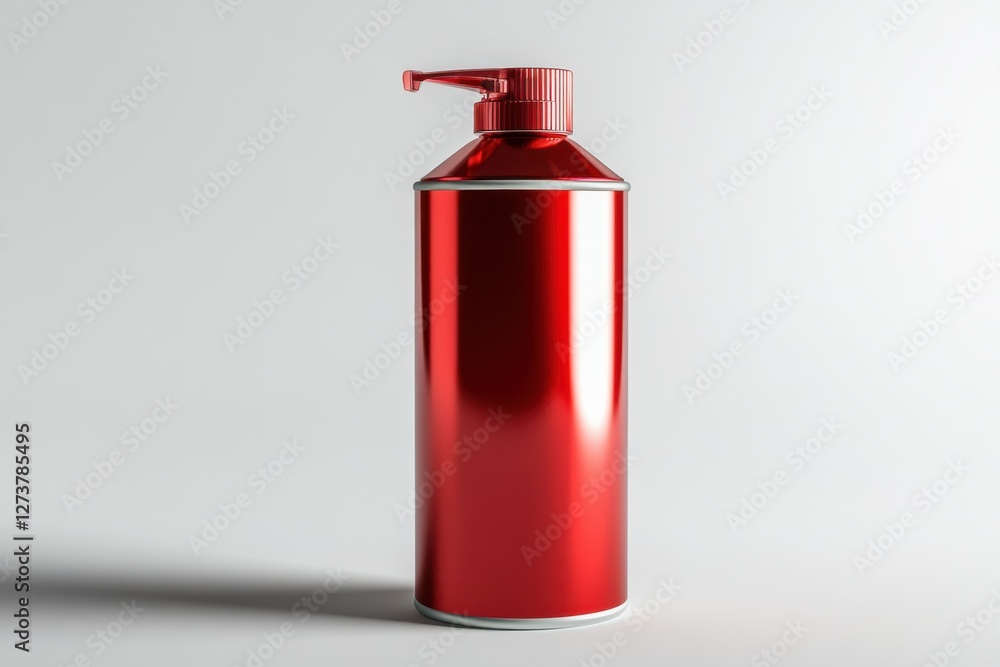 3D Hairspray Can Isolated and White Background 3D Hairspray Can Isolated and White Background