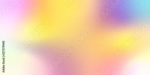 Abstract colorful bright spots gradient background .Vector backdrop for your design .Holographic background rainbow colors gradient shades .multicolor,Rough, grain, noise,grungy.Template. 