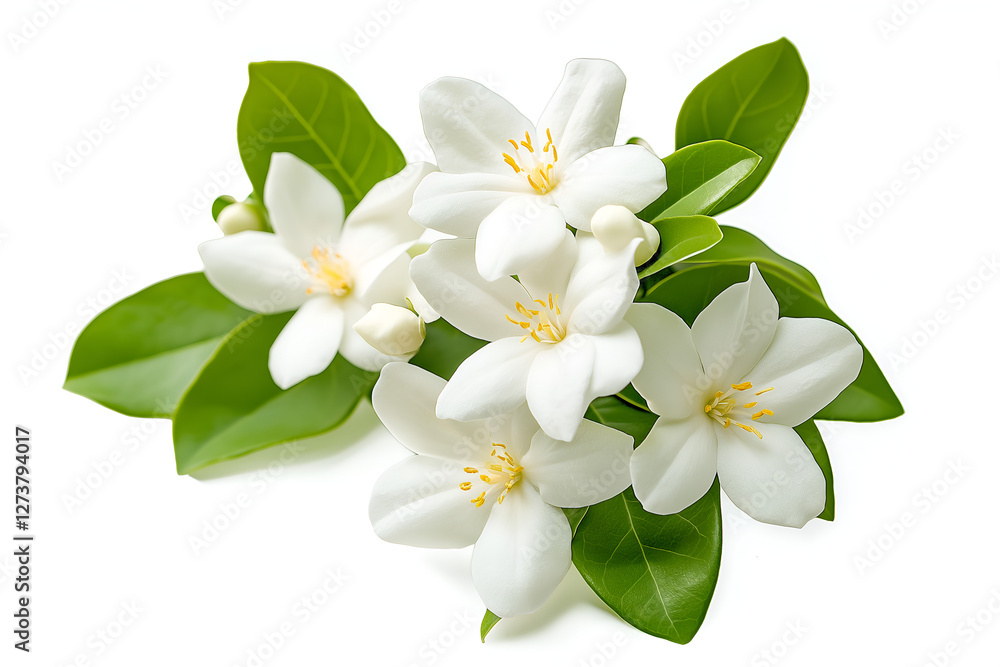 Obraz premium Floral Harmony A Cluster of Delicate White Petals
