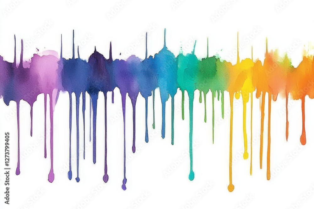 Fototapeta premium Rainbow holographic background. Neon and holographic gradient