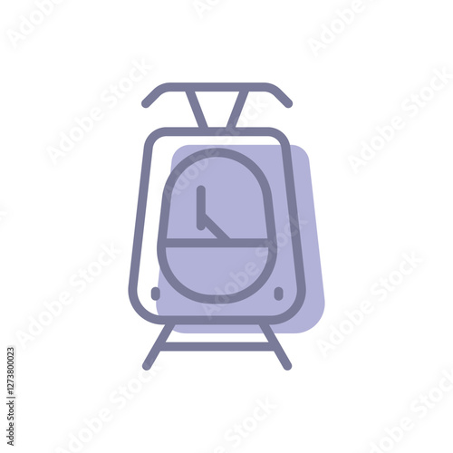 Tram vector icon