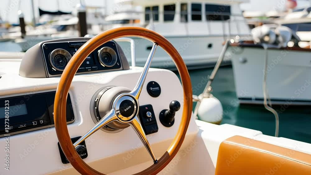 Explore the Elegance of Modern Yachting with a Luxury Boat Steering Interior Explore the Elegance of Modern Yachting with a Luxury Boat Steering Interior