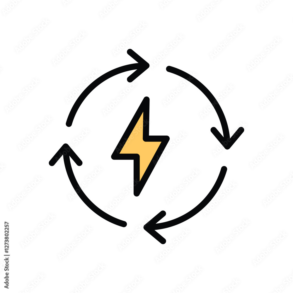 Renewable Energy vector icon Renewable Energy vector icon