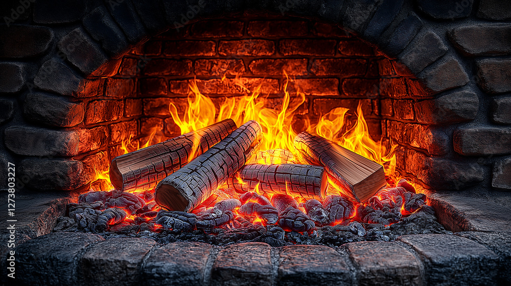 roaring fire in stone fireplace creates warm and inviting atmosphere, with vibrant flames dancing around logs and glowing embers roaring fire in stone fireplace creates warm and inviting atmosphere, with vibrant flames dancing around logs and glowing embers