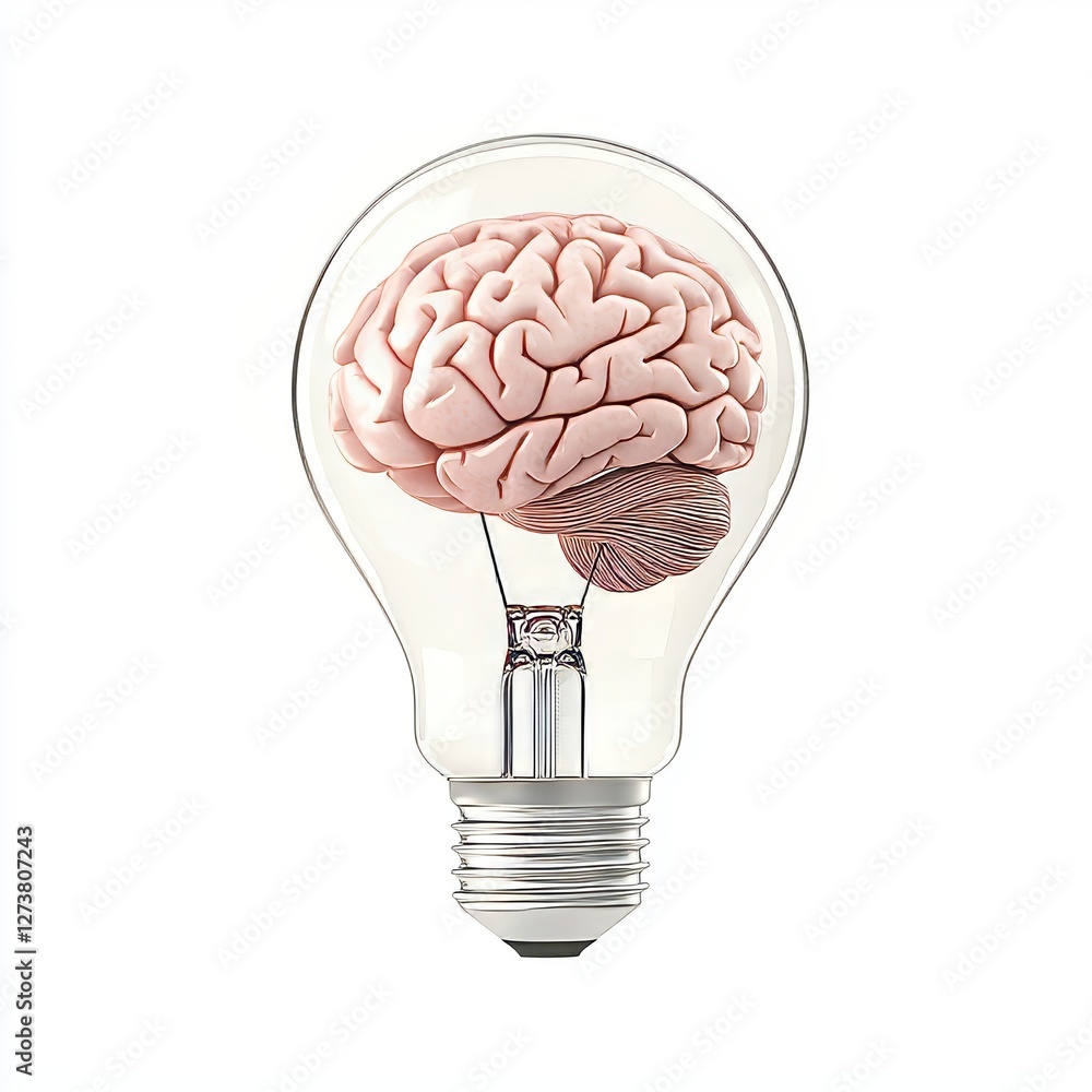 On a white background, an attractive and charming Light Bulb is isolated On a white background, an attractive and charming Light Bulb is isolated