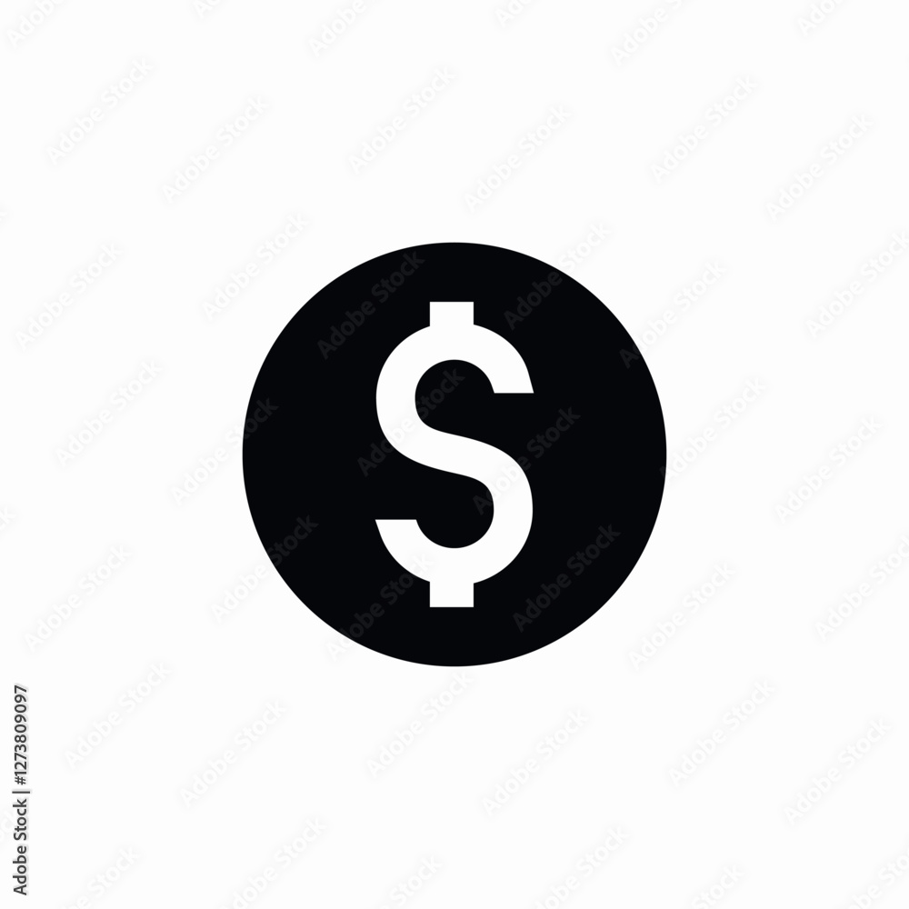 dollar finances currency icon sign vector dollar finances currency icon sign vector