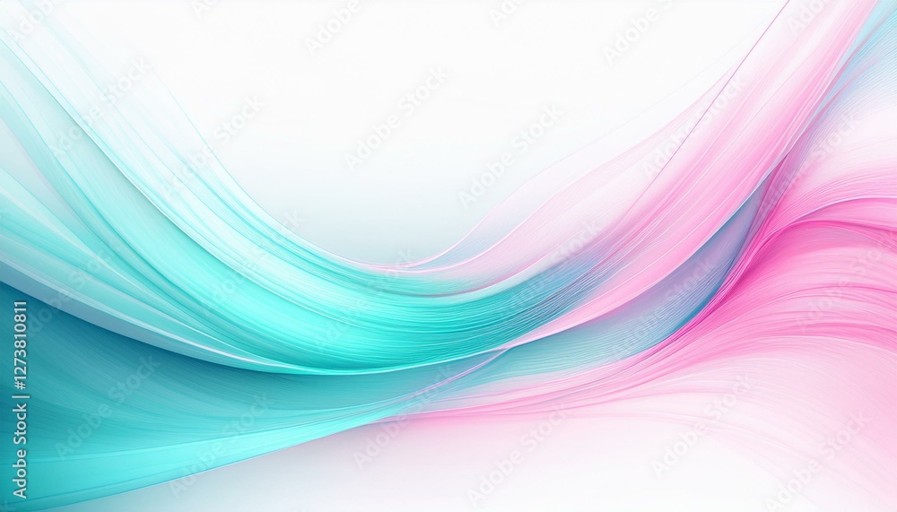 Fototapeta premium Abstract elegant glowing curve line lighting effect background , hi-speed motion moving concept