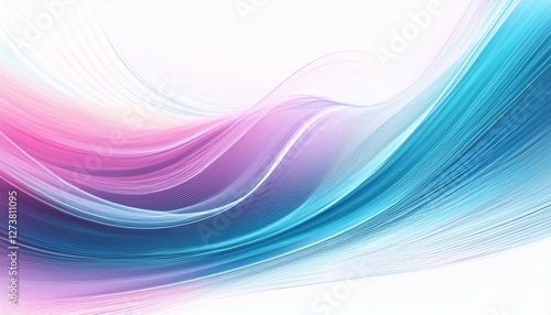 Abstract elegant glowing curve line lighting effect background , hi-speed motion moving concept