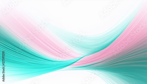 Abstract elegant glowing curve line lighting effect background , hi-speed motion moving concept