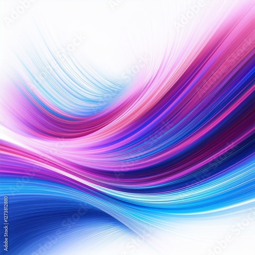Abstract elegant glowing curve line lighting effect background , hi-speed motion moving concept

