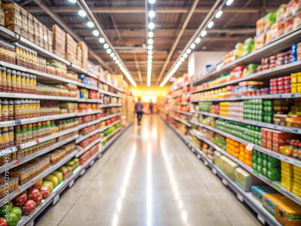 supermarket aisle and shelves blurred background
supermarket aisle and shelves blurred background
