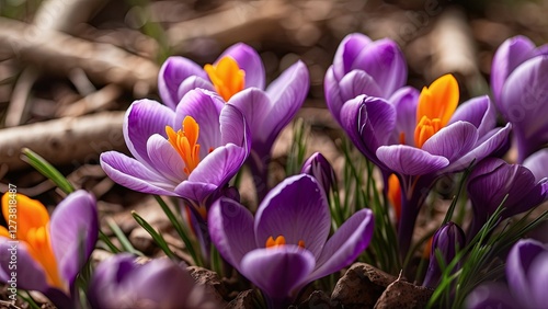 Crocus Blooms (Crocus) – Germany, Europe