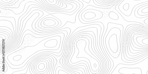 Abstract background vector illustration Topographic map background with geographic line. Line map wave contour background. Seamless lines map patterns, topography line map. Vintage outdoors style.