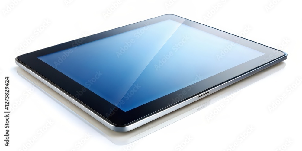 Tablet Computer on White Background Tablet Computer on White Background