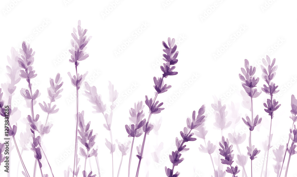 Obraz premium flowers and leaves in pictures illustrator2D