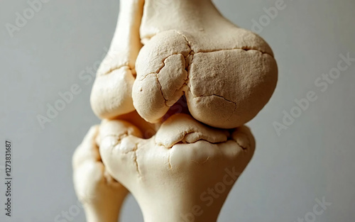 Osteoporotic Bone Decay – A Close-up of Joint Deterioration photo