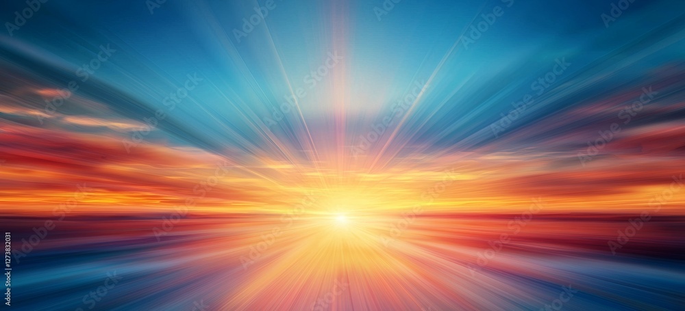 A dramatic sunset with a twilight-hued sky and clouds serves as the background concept of a colorful sky A dramatic sunset with a twilight-hued sky and clouds serves as the background concept of a colorful sky