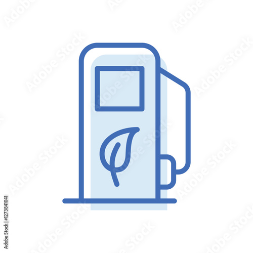 green fuel vector icon