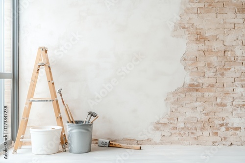 Renovierung eines leeren Wohnraums

