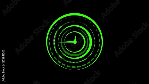 Clock Animation in 12 Hour Loop animation with optional luma matte. Alpha Luma Matte included. Clock Animation in 12 Hour Loop animation with optional luma matte. Alpha Luma Matte included.  4k video  photo